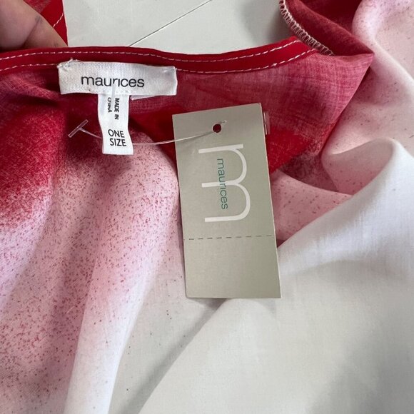 Maurices Women's Open Front Multicolor Striped Lightweight Cardigan One Size NEW - Picture 8 of 9